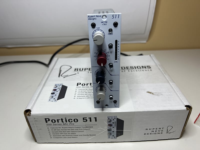 Rupert Neve Designs Portico 511 500-Series Mic Pre Module with Silk 2013 - Present - White image 1