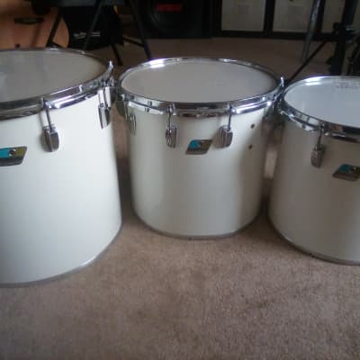 Three Vintage Ludwig 1970's  Concert Toms 13,14,15 inch. image 2