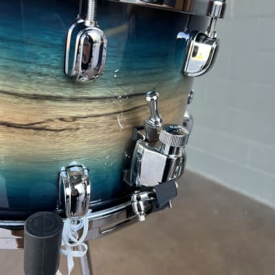 Tama Starclassic Maple 8x14" Snare Drum in Emerald Pacific Walnut Burst image 4