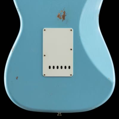 Fender Custom Shop 1955 Stratocaster Relic MN Daphne Blue image 7