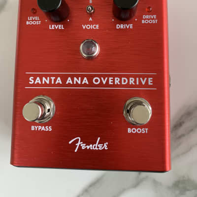 Fender Santa Ana Overdrive Guitar Pedal - Red for sale