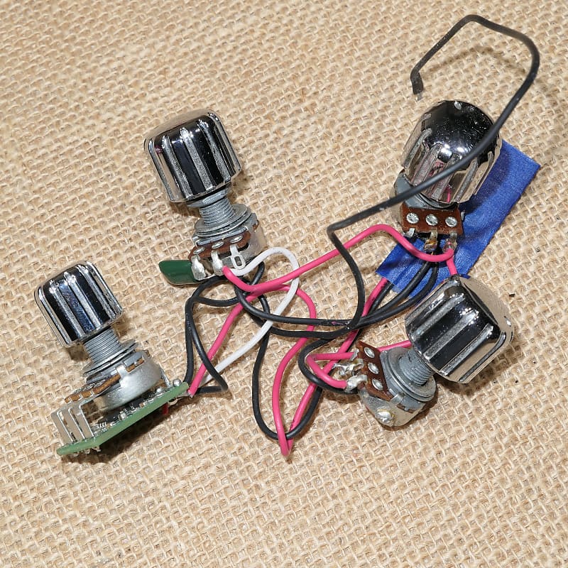 Genuine Ibanez Bass GSR200FM 2011 Pots + Knobs Chrome Same Reverb