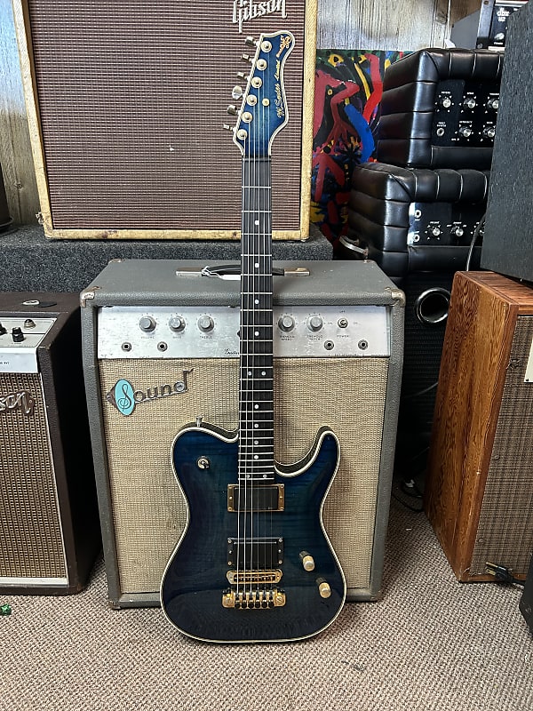 Valley Arts M Series Limited Telecaster - Trans Blue | Reverb