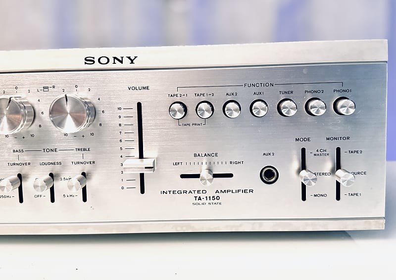 Vintage Sony 💢 TA-1150D💢 Stereo Integrated Amplifier