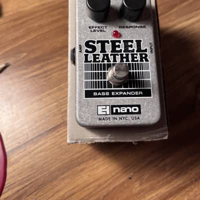 Electro-Harmonix Steel Leather Bass Expander | Reverb