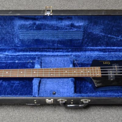 Cort B2 Headless 4 String Bass Guitar w/ OHSC – Used - Black image 14