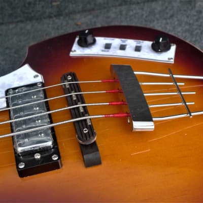 USED Hofner HI-BB-PE-SB Ignition Series Violin Beatle Bass Sunburst image 6