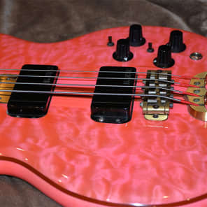Alembic Stanley Clarke Deluxe 1990 Flash Pink image 1