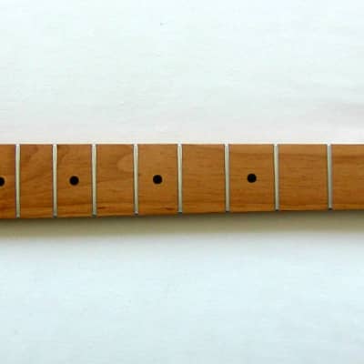 STAINLESS STEEL FRETS /1-Piece Roasted/ STRATOCASTER Neck w/Warmoth Nut STRAT (fits Fender image 4