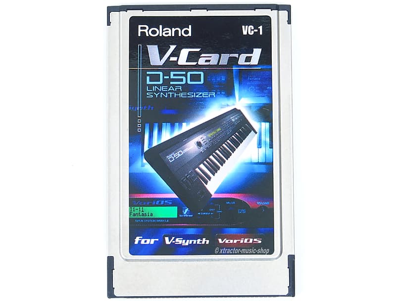 Roland VC-1 VC1 D50 D-50 Card für V-SYNTH & VariOS VSYNTH // Rechnung +  GEWÄHR