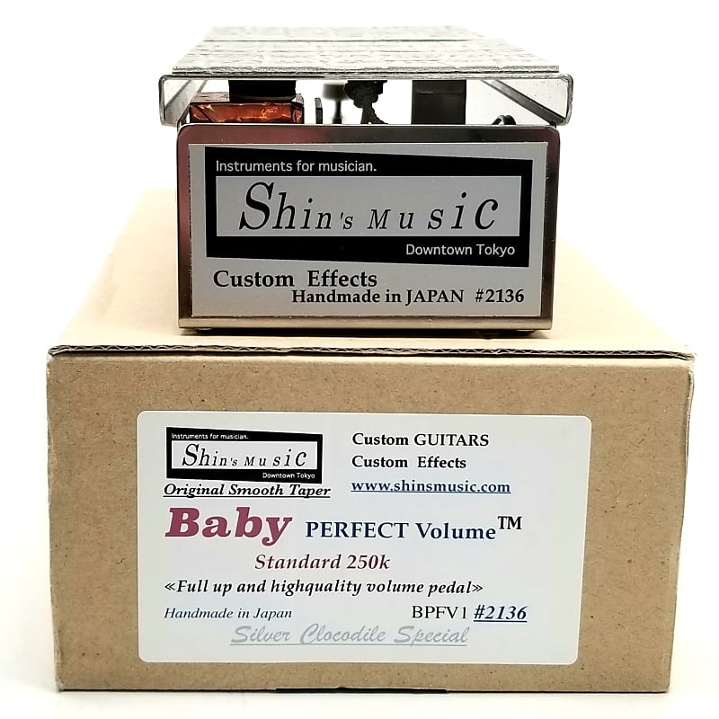 used Shin's Music Baby Perfect Volume Standard 250k Silver Crocodile  Special, Excellent Condition with Box and Paperwork!
