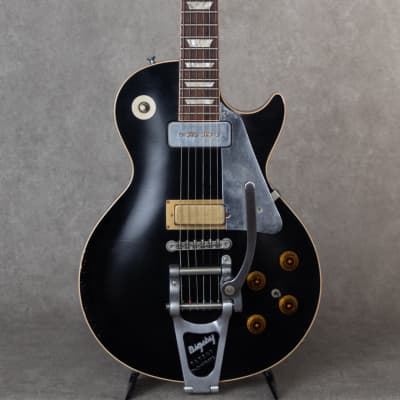 Gibson Custom Shop 1956 Les Paul Reissue Tom Murphy Aged "Old Black" NY Style for sale
