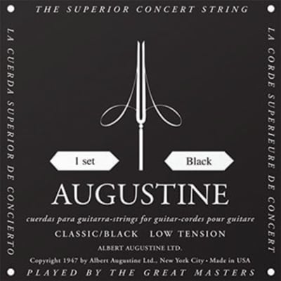 Augustine Classic Black Label Classical Guitar Strings for sale