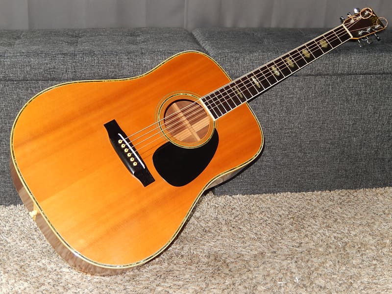 MADE IN JAPAN 1974 - MORALES BM 25DH - SIMPLY AMAZING - MARTIN D45 STYLE -  ACOUSTIC GUITAR