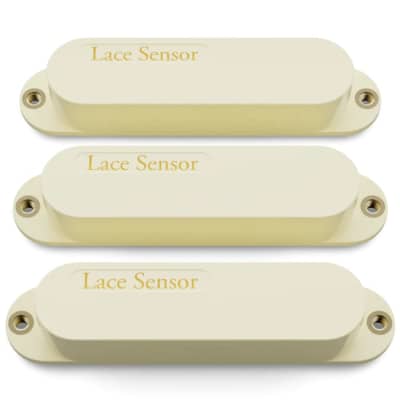 LACE Sensor "Triple Gold Set" 3-Pack Single Coil Pickups - Cream image 2