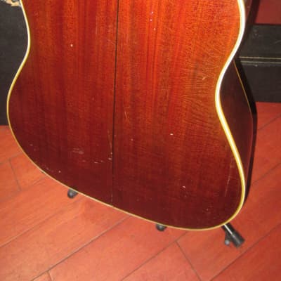 1961 Gibson Country Western Dreadnought Acoustic Natural with Hardshell Case image 7
