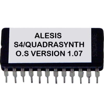 Alesis S4/QuadraSynth firmware upgrade OS V 1.07 Final S4 eprom update rom