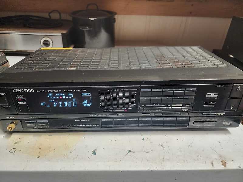 Kenwood KRA56R 1987 Black Reverb