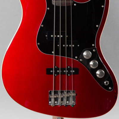 2007 Fender Japan AJB Aerodyne Jazz Bass Candy Apple Red image 2