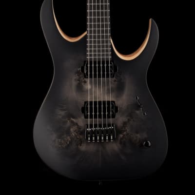 Mayones Duvell Elite 6 Trans Black Burst Electric Guitar With Hybrid Soft Case image 2