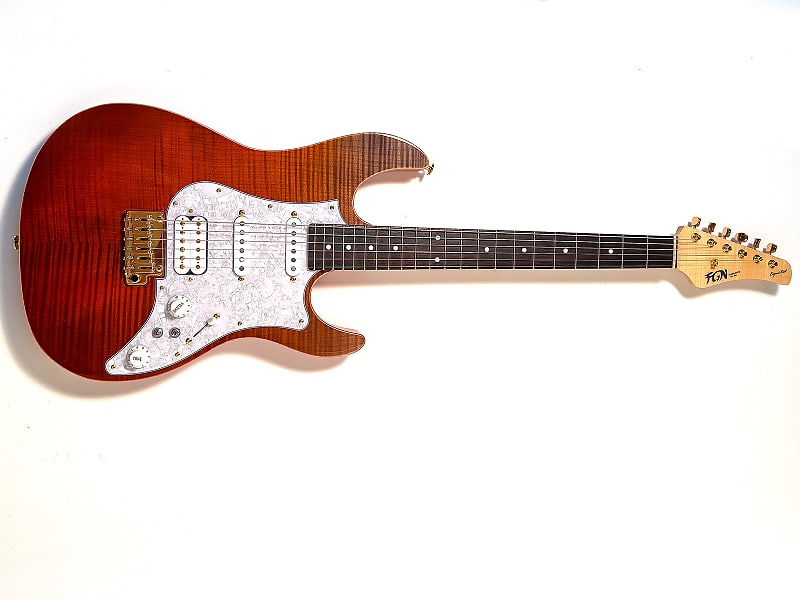 FGN Fujigen EOS-FM-R Flame Maple Ripe Kagi | Reverb