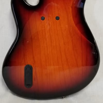 Zon Mosaic Mojo 5 String P/J Electric Bass Guitar, Ash Body, Maple Fingerboard, Brown Sunburst W/ Ba image 9