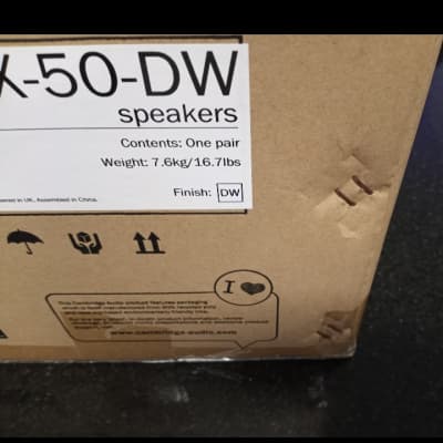 Cambridge Audio SX50 Bookshelf Speaker | 100 Watt Home Theater Compact Speakers | Pair (Dark Walnut) image 8