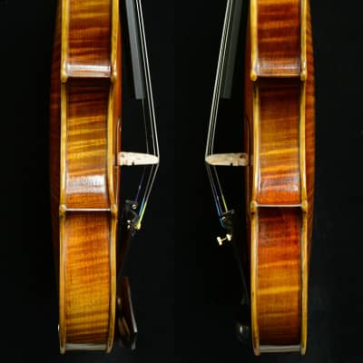 A great Sounding Violin Guarneri del Gesu 1743 Cannone Violin 1-PC Flamed Back image 5