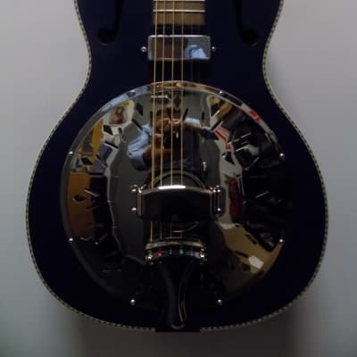 Recording King RPH-R2-MBL Dirty 30s Minnie Bucker Resonator Guitar w/ Pickup - Wabash Blue image 1
