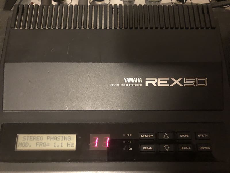 Yamaha REX50 with manual for repair, My Bloody Valentine reverse & gated  reverb
