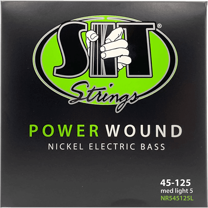 SIT Strings NR545125L Medium Light Power Wound Nickel 5-String Bass Strings image 1