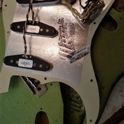 Fender Stratocaster  Relic Nitro Green Sparkle Custom Shop Fat 50's image 25
