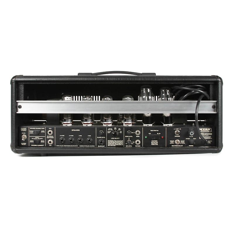 新品限定SALEhf210304-018D9 MESABOOGIE DUAL RECTIFIRE SOLOHEAD BLACK FACE ギターアンプヘッド メンテナンス及び真空管交換済み ヘッド