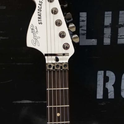 Jim Root Collection Fender Squier Contemporary Active Stratocaster  2018 - Olympic White image 8