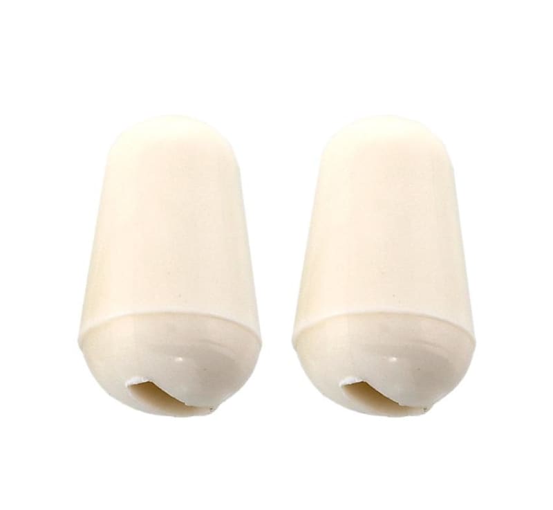 Parchment Stratocaster/Strat Guitar USA Switch Tip Knobs - Set of 2 image 1