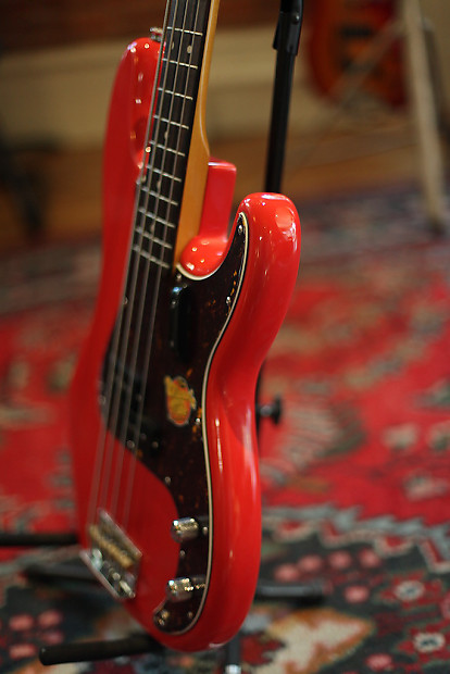 Squier Classic Vibe Precision Bass Fiesta Red | Reverb
