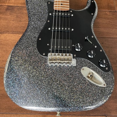 Xotic California Classic XSC-2 Electric Guitar Halo Sparkle over Black 2635 image 5