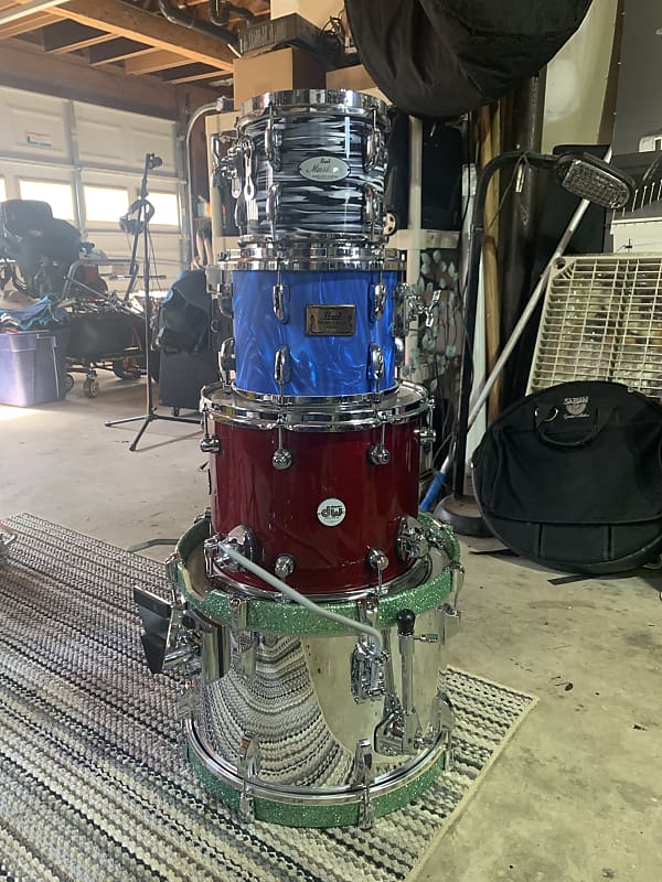 Pearl DW Keller Custom Drum Set Shell Pack w/Hardware Reverb