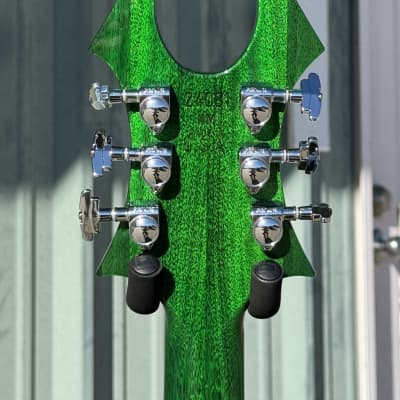 B.C. Rich Custom Shop Speed V 2025 - Transparent Green image 8