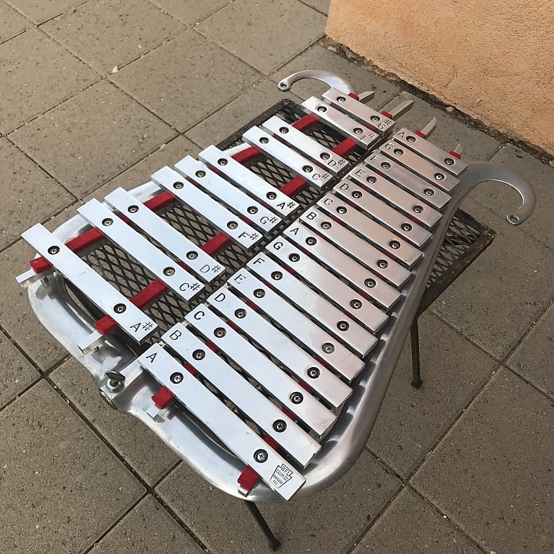 1960's WFL Lyre Glockenspiel Bell Kit Reverb