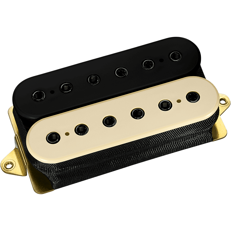 DiMarzio DP152 Super 3 Humbucker Guitar Pickup - Black/Cream Regular Spacing