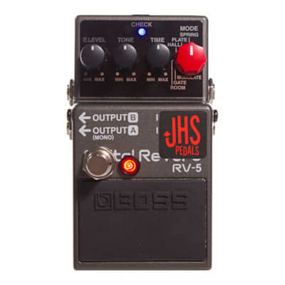 JHS Boss RV-5 Reverb with "Dual Mode" Mod