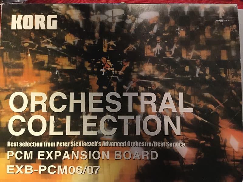Korg EXB-PCM06/07 EXB PCM Orchestral Collection for Triton and Karma Expansion ROMs Complete image 1