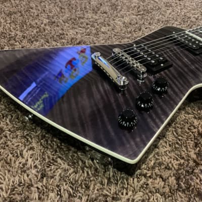 Gibson Explorer Pro Electric Guitar Trans black image 5