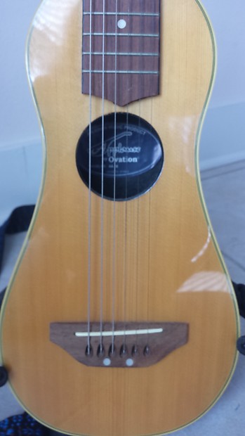 Ovation AA10 Voyager Applause Travel guitar with bag | Reverb