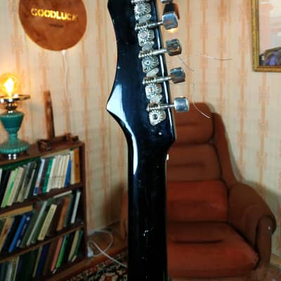 Aelita USSR Vintage Soviet Electric Guitar 335 Jaguar Strat Jazz image 9