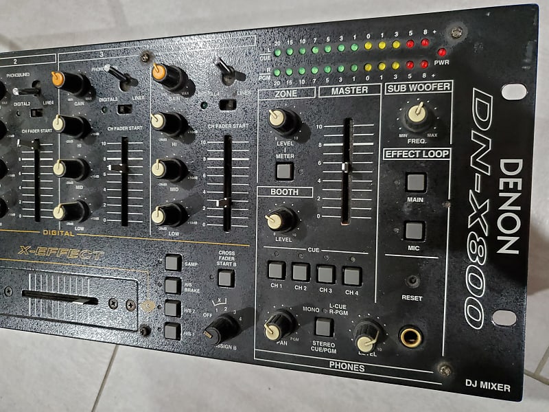 トップ Denon DN-X800 Reverb | mixer DJ 4-channel DJ機材