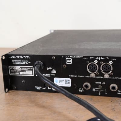 Crown Micro Tech 600 Power Amplifier Reverb