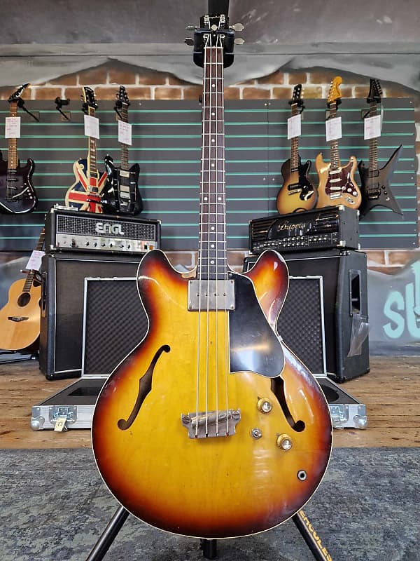 Epiphone Rivoli EBV 232 Tea Burst .circa 1960’s Semi-Hollow | Reverb