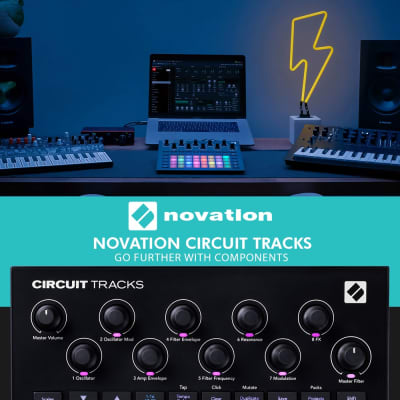 Novation Circuit Tracks Standalone Groove Box AMS-CIRCUIT W/ | Reverb